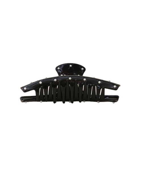 MIELI INVARIANT（ミエリインヴァリアント）の「Pearl Dot Curve Hair Clip（バレッタ/ヘアクリップ・レディース・アイボリー/グレイッシュベージュ/ブラック・FREE）」の13枚目の写真