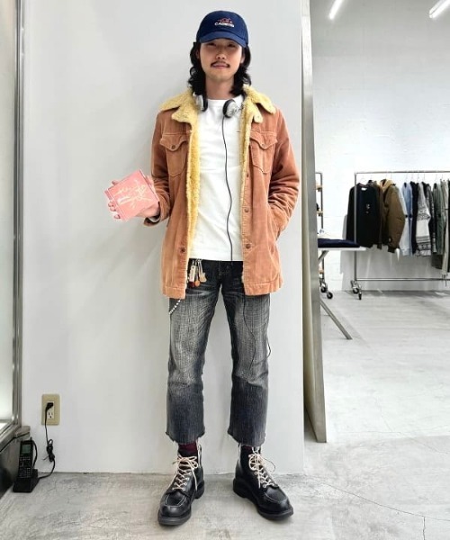 BEAMS RECORDS(ビームスレコーズ)の「【COLLABORATION】CADEJO / Tuple Cap(キャップ・メンズ・ベージュ/ネイビー・ONE SIZE)」の5枚目の写真