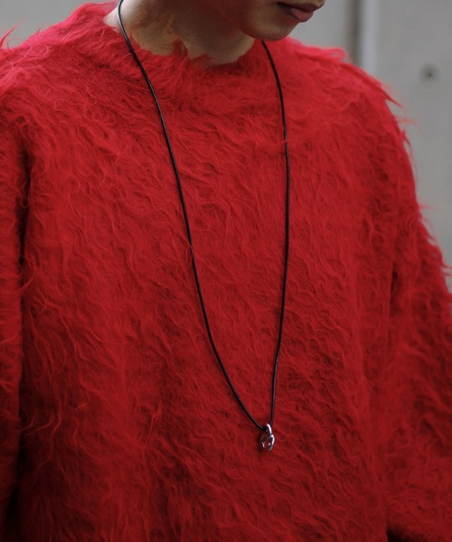 epnok(エプノック)の「ロングレザーコードネックレス(ネックレス・メンズ・ブラック・FREE)」の8枚目の写真