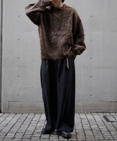 epnok(エプノック)の「ロングレザーコードネックレス(ネックレス・メンズ・ブラック・FREE)」の10枚目の写真