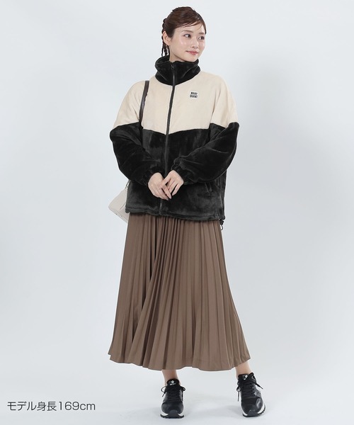 MARY QUANT(マリークワント)の「バイカラーフリースビッグ ブルゾン MARY QUANT(マリークワント)の「バイカラーフリースビッグ ブルゾン