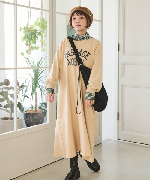 Crisp(クリスプ)の「タートルボーダーTシャツ(Tシャツ/カットソー・レディース・グリーン/レッド/チャコールグレー・FREE)」の7枚目の写真