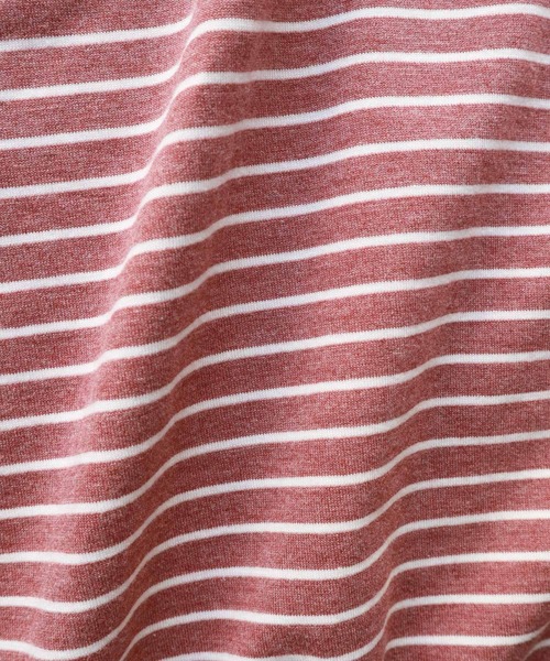 Crisp(クリスプ)の「タートルボーダーTシャツ(Tシャツ/カットソー・レディース・グリーン/レッド/チャコールグレー・FREE)」の19枚目の写真