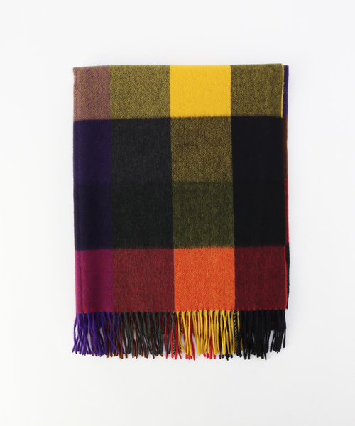 Joshua Ellis(ジョシュア エリス) Plaid Muffler 70x190（マフラー