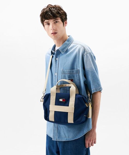 tommy jeans（トミー ジーンズ）の「レトロクールミニダッフルバッグ（バックパック/リュック・メンズ・ブルー・FREE）」の5枚目の写真