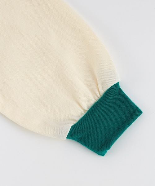 Ocean&Ground（オーシャン&グラウンド）の「プレイフルBIGモチーフロンT（Tシャツ/カットソー・キッズ・オフホワイト/キナリ/イエロー・80/90/95/100/110/120/130/140）」の18枚目の写真