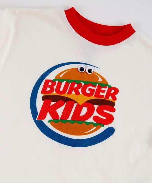 Ocean&Ground（オーシャン&グラウンド）の「プレイフルBIGモチーフロンT（Tシャツ/カットソー・キッズ・オフホワイト/キナリ/イエロー・80/90/95/100/110/120/130/140）」の7枚目の写真