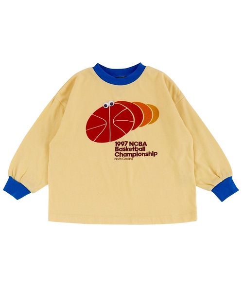 Ocean&Ground（オーシャン&グラウンド）の「プレイフルBIGモチーフロンT（Tシャツ/カットソー・キッズ・オフホワイト/キナリ/イエロー・80/90/95/100/110/120/130/140）」の19枚目の写真