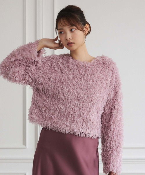 fifth（フィフス）の「フリンジ前後2wayプルオーバー（その他トップス・レディース・アイボリー/ピンク/ブルー・M）」の3枚目の写真