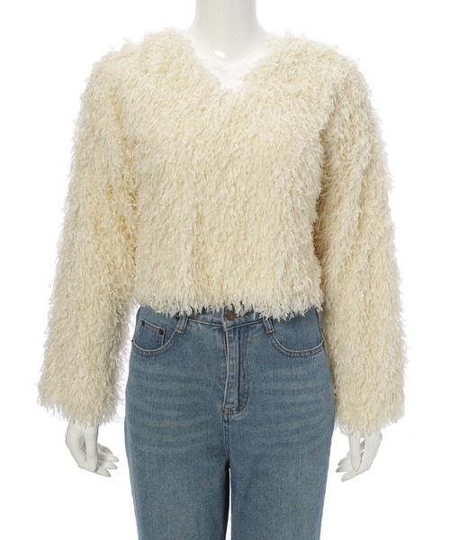 fifth（フィフス）の「フリンジ前後2wayプルオーバー（その他トップス・レディース・アイボリー/ピンク/ブルー・M）」の15枚目の写真