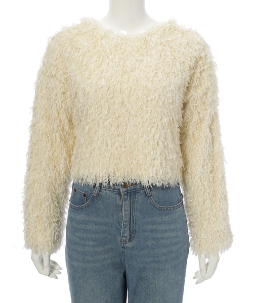 fifth（フィフス）の「フリンジ前後2wayプルオーバー（その他トップス・レディース・アイボリー/ピンク/ブルー・M）」の4枚目の写真