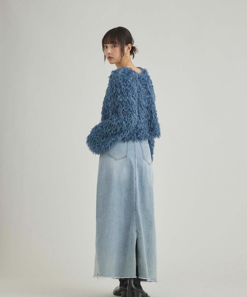 fifth（フィフス）の「フリンジ前後2wayプルオーバー（その他トップス・レディース・アイボリー/ピンク/ブルー・M）」の21枚目の写真