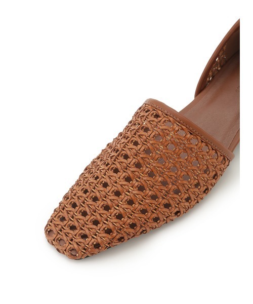 Mila Owen（ミラオーウェン）の「ロングノーズメッシュフラットパンプス（パンプス・レディース・ブラウン/ブラック/ホワイト・37/36/38）」の8枚目の写真