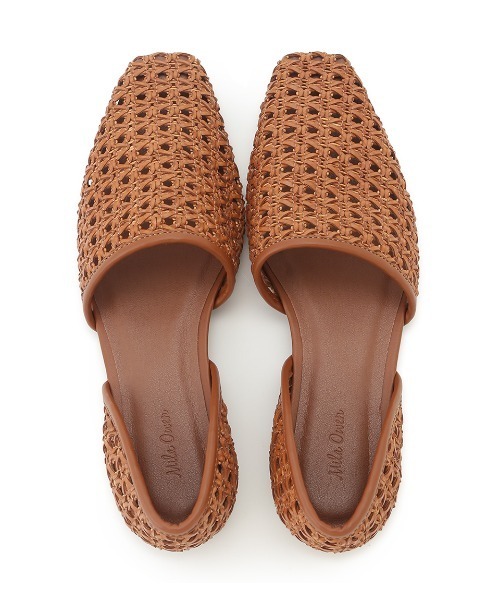 Mila Owen（ミラオーウェン）の「ロングノーズメッシュフラットパンプス（パンプス・レディース・ブラウン/ブラック/ホワイト・37/36/38）」の9枚目の写真