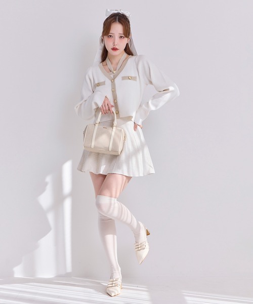 Seemi. byNICECLAUP（ シーミーバイナイスクラップ）の「Seemi.ミニボストンバッグ（ボストンバッグ・レディース・ピンク/ブラック/ベージュ/キャメル・FREE）」の21枚目の写真