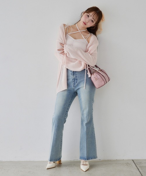 Seemi. byNICECLAUP（ シーミーバイナイスクラップ）の「Seemi.ミニボストンバッグ（ボストンバッグ・レディース・ピンク/ブラック/ベージュ/キャメル・FREE）」の16枚目の写真