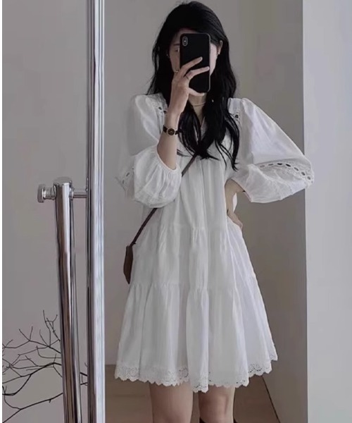 ガールズワンピース（シャツワンピース）｜riruriru（リルリル）