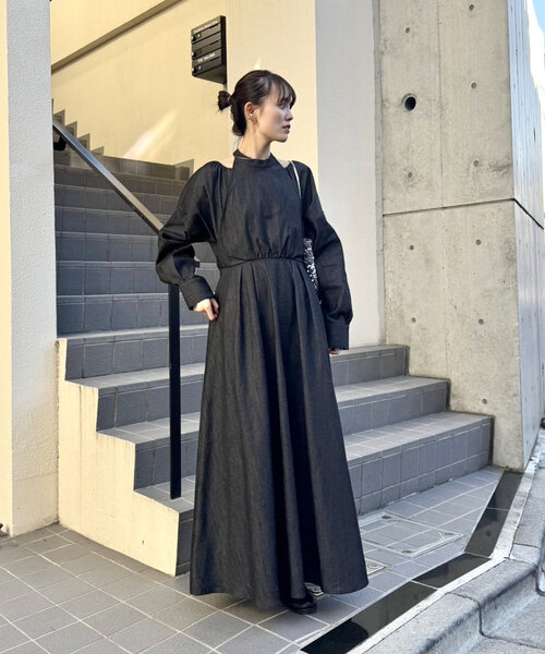 【出品一覧みてください◎】ミスティック大人気ワンピース ドロストギャザーワンピース（ワンピース）｜mystic