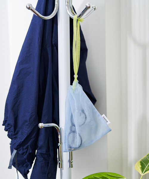 BIRTHDAY BAR（バースデイバー）の「【SAHIR サヒール】Tulle purse チュール巾着ポーチ（ポーチ・レディース・ブルー/カーキ/キャメル/ネイビー/パープル/オレンジ・0）」の9枚目の写真