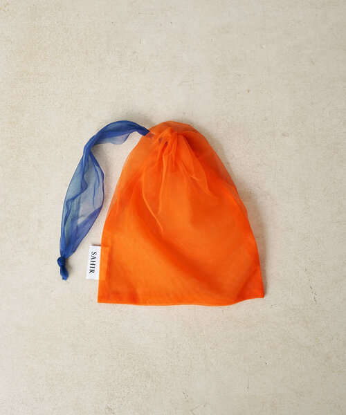 BIRTHDAY BAR（バースデイバー）の「【SAHIR サヒール】Tulle purse チュール巾着ポーチ（ポーチ・レディース・ブルー/カーキ/キャメル/ネイビー/パープル/オレンジ・0）」の13枚目の写真