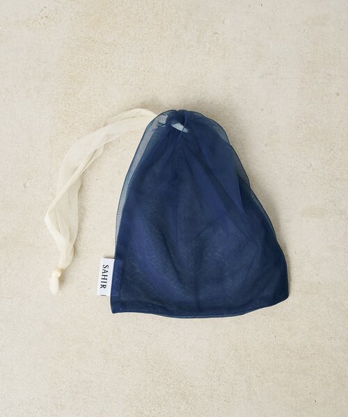 BIRTHDAY BAR（バースデイバー）の「【SAHIR サヒール】Tulle purse チュール巾着ポーチ（ポーチ・レディース・ブルー/カーキ/キャメル/ネイビー/パープル/オレンジ・0）」の21枚目の写真