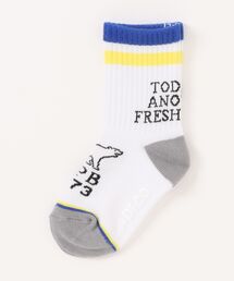 KP DECO（ケーピーデコ）の「ロゴラインクルーソックス（ソックス/靴下）」