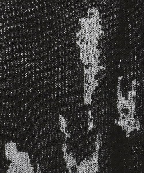 tk.TAKEO KIKUCHI（ティーケータケオキクチ）の「アブストラクトシアーカーディガン（カーディガン/ボレロ・メンズ・ブラック系4/ホワイト系5・03/02）」の11枚目の写真