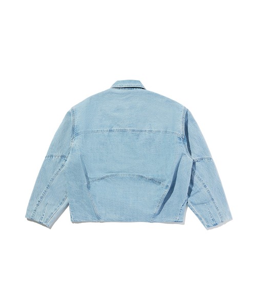 Levi's(リーバイス)の「Levi's/リーバイス BLUETAB(TM) LINED SEAMED トラッカージャケット ライトインディゴ(シャツ/ブラウス・レディース・インディゴブルー・XS/S/M)」の2枚目の写真