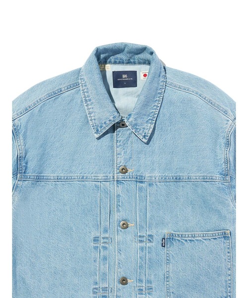 Levi's(リーバイス)の「Levi's/リーバイス BLUETAB(TM) LINED SEAMED トラッカージャケット ライトインディゴ(シャツ/ブラウス・レディース・インディゴブルー・XS/S/M)」の3枚目の写真