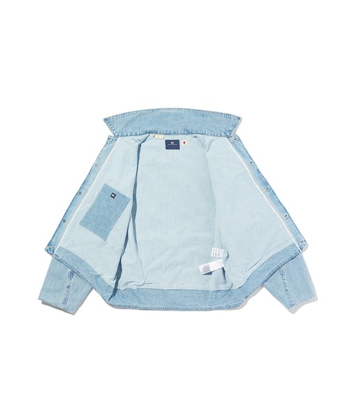 Levi's(リーバイス)の「Levi's/リーバイス BLUETAB(TM) LINED SEAMED トラッカージャケット ライトインディゴ(シャツ/ブラウス・レディース・インディゴブルー・XS/S/M)」の7枚目の写真