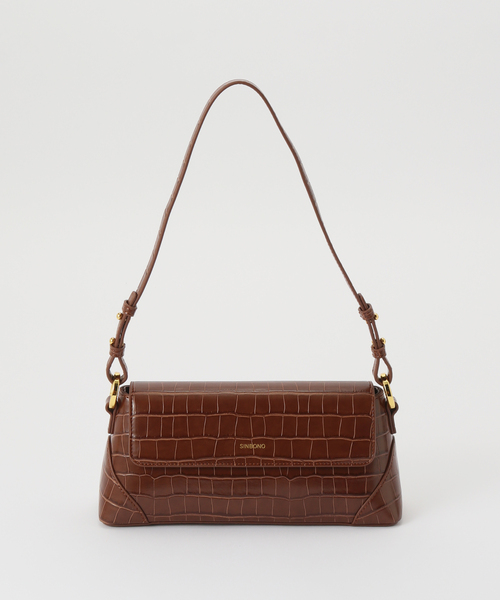 B.C STOCK（ベーセーストック）の「SINBONO/シンボノ Amelia Shoulder Bag（ショルダーバッグ・レディース・ブラック/ホワイト系その他/ブラウン/グリーン/サファリグリーン/ブルー/スカイブルー/ラベンダー/レッド/オレンジ/イエロー/その他1・FREE）」の3枚目の写真