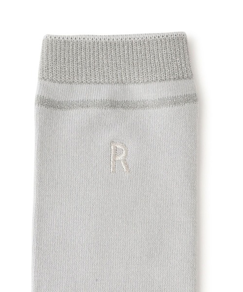 JUN&ROPE'（ジュンアンドロペ）の「クールマックスラメ使いハイソックス（ソックス/靴下・レディース・グレー/ブラック/ホワイト/ネイビー・FREE）」の5枚目の写真