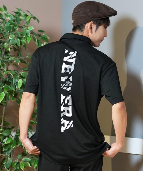 NEW ERA GOLF/ニューエラゴルフ 半袖ポロシャツ バックプリント