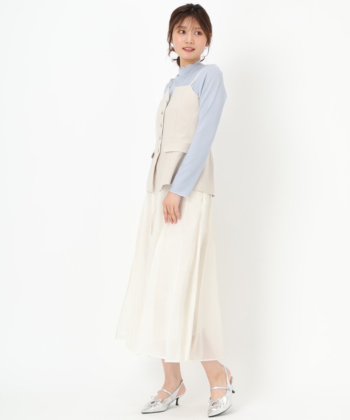MISCH MASCH(ミッシュマッシュ)の「キャミビスチェ(キャミソール・レディース・ベージュ/ブラック・フリ-)」の19枚目の写真