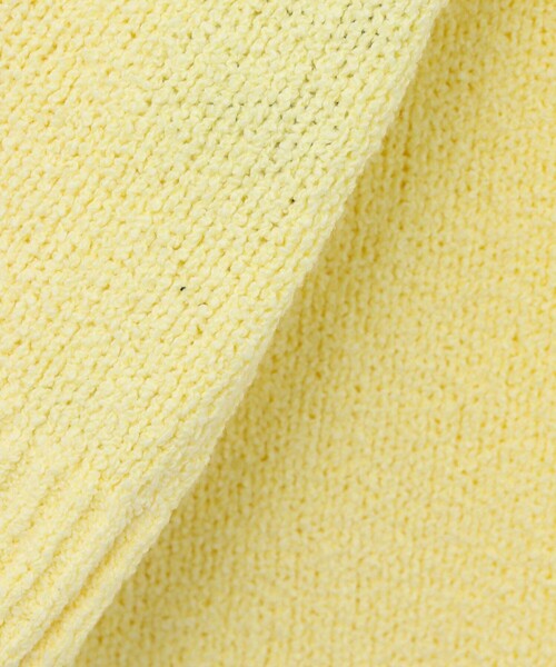 allureville（アルアバイル）の「エアリーループバックスリットプルオーバー（ニット/セーター・レディース・ネイビー/オフホワイト/イエロー・2）」の10枚目の写真