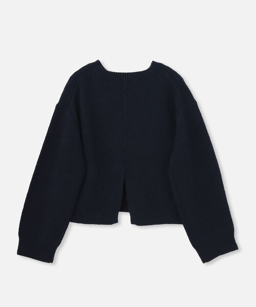 セール】エアリーループバックスリットプルオーバー（ニット