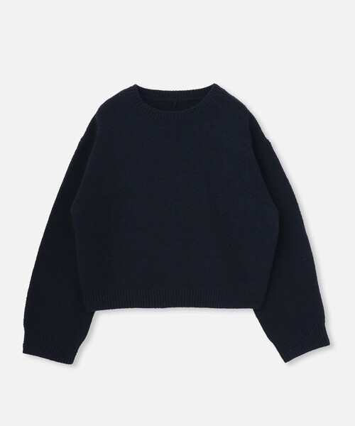 allureville（アルアバイル）の「エアリーループバックスリットプルオーバー（ニット/セーター・レディース・ネイビー/オフホワイト/イエロー・2）」の20枚目の写真