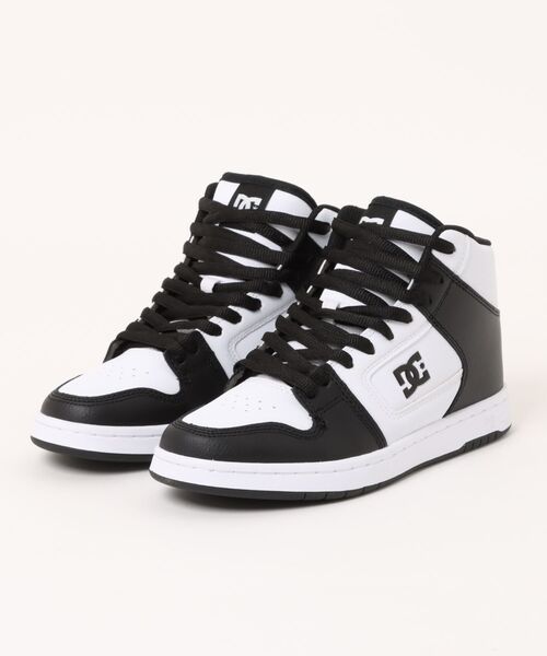 DC SHOES ディーシーシューズ MANTECA 4 HI レディーススニーカー ハイカット(マンテカ4ハイ) DM251003 063 ホワイト/ブラック【レディース】
