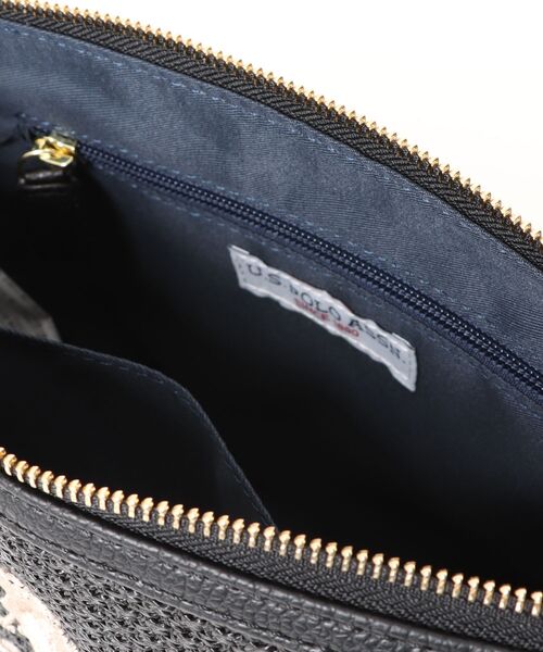 U.S. POLO ASSN.(ユーエスポロアッスン)の「【U.S. POLO ASSN.】 ユーエスポロアッスン バカンス ハーフムーンショルダーバッグ USPA-2701(ショルダーバッグ・レディース・ホワイト/ブラウン/ブラック・FREE)」の12枚目の写真