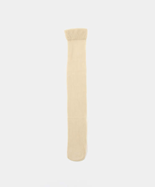 Piedi Nudi(ピエディヌーディ)の「piedi nudi/ピエディヌーディー LONG RIB TUBE(ソックス/靴下・レディース・ベージュ/グレー・FREE)」の6枚目の写真