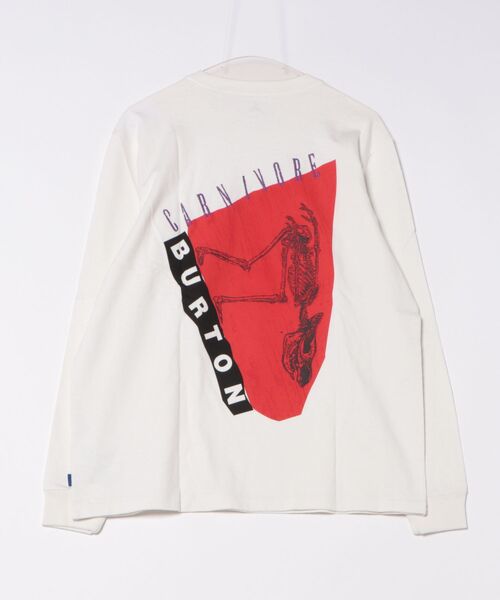 BURTON(バートン)の「Carnivore Long Sleeve T-Shirt(Tシャツ/カットソー・メンズ・ホワイト/ベージュ・L/M/S)」の13枚目の写真