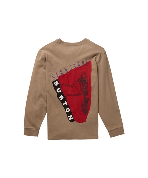 BURTON(バートン)の「Carnivore Long Sleeve T-Shirt(Tシャツ/カットソー・メンズ・ホワイト/ベージュ・L/M/S)」の1枚目の写真