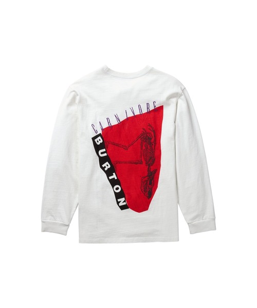 BURTON(バートン)の「Carnivore Long Sleeve T-Shirt(Tシャツ/カットソー・メンズ・ホワイト/ベージュ・L/M/S)」の2枚目の写真