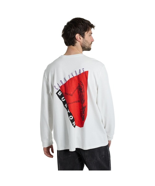 BURTON(バートン)の「Carnivore Long Sleeve T-Shirt(Tシャツ/カットソー・メンズ・ホワイト/ベージュ・L/M/S)」の12枚目の写真