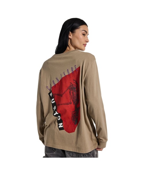 BURTON(バートン)の「Carnivore Long Sleeve T-Shirt(Tシャツ/カットソー・メンズ・ホワイト/ベージュ・L/M/S)」の11枚目の写真