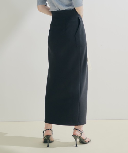 ECREL（エクレール）の「ハイウエストタイトスカート（スカート・レディース・グレー/ブラック・FREE）」の11枚目の写真