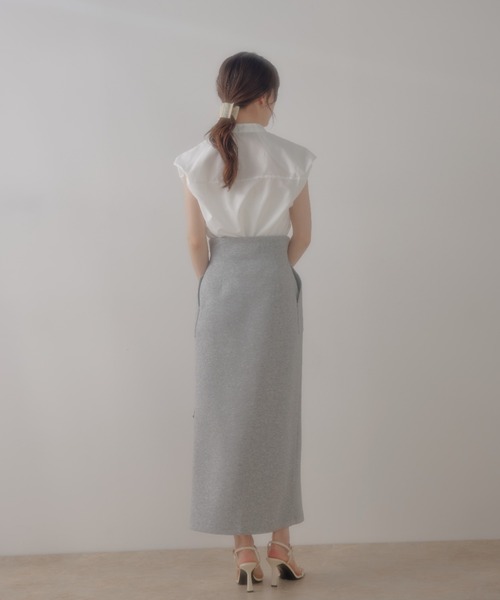 ECREL（エクレール）の「ハイウエストタイトスカート（スカート・レディース・グレー/ブラック・FREE）」の22枚目の写真