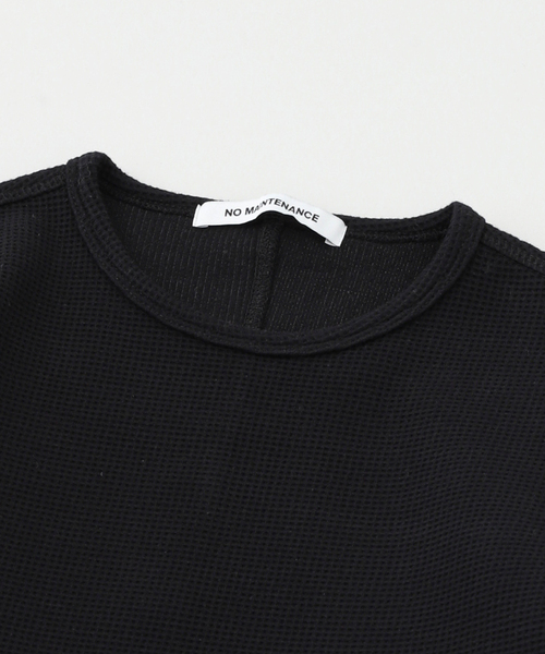 PULP/417EDIFICE（パルプフォーワンセブンエディフィス）の「【NO MAINTENANCE / ノーメンテナンス】パネル サーマル（Tシャツ/カットソー・メンズ・ブラック/ホワイト系その他・MEDIUM/SMALL）」の9枚目の写真
