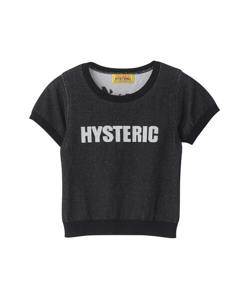 HYSTERIC GLAMOUR(ヒステリックグラマー)の「TEMPTATION GIRLプレーティング チビプルオーバー(ニット/セーター・レディース・ピンク/ブラック・FREE)」の6枚目の写真