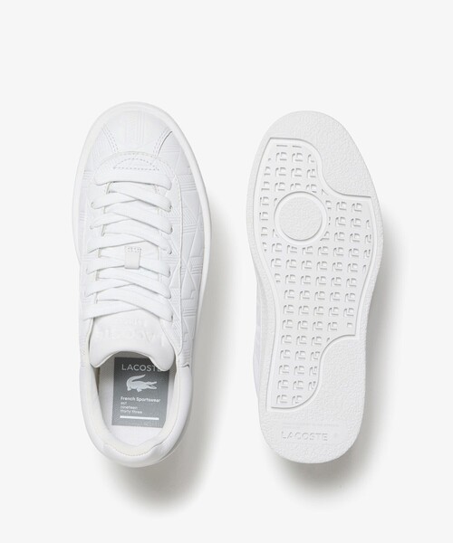 LACOSTE(ラコステ)の「レディース BASESHOT PRM 125 1 SFA(スニーカー・レディース・ホワイト×ホワイト・22.5cm/23.0cm/23.5cm/24.5cm/24.0cm)」の4枚目の写真
